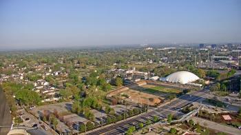 Weather camera view of Mercedes Benz Stadium.