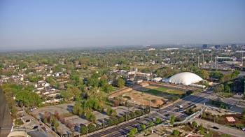 Weather camera view of Mercedes Benz Stadium.