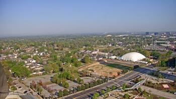 Weather camera view of Mercedes Benz Stadium.
