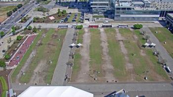 Weather camera view of Mercedes Benz Stadium.