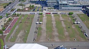 Weather camera view of Mercedes Benz Stadium.