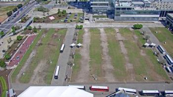 Weather camera view of Mercedes Benz Stadium.