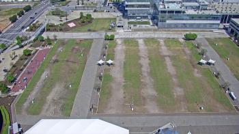 Weather camera view of Mercedes Benz Stadium.