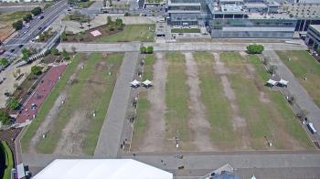 Weather camera view of Mercedes Benz Stadium.