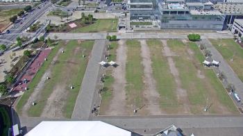 Weather camera view of Mercedes Benz Stadium.