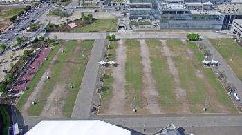 Weather camera view of Mercedes Benz Stadium.