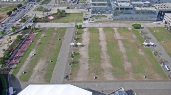 Weather camera view of Mercedes Benz Stadium.