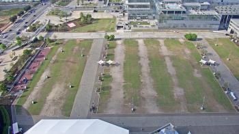 Weather camera view of Mercedes Benz Stadium.