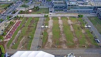 Weather camera view of Mercedes Benz Stadium.