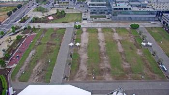 Weather camera view of Mercedes Benz Stadium.