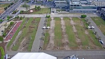 Weather camera view of Mercedes Benz Stadium.