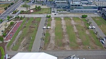 Weather camera view of Mercedes Benz Stadium.