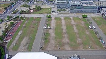 Weather camera view of Mercedes Benz Stadium.