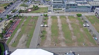 Weather camera view of Mercedes Benz Stadium.