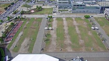 Weather camera view of Mercedes Benz Stadium.