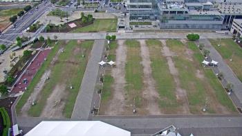 Weather camera view of Mercedes Benz Stadium.