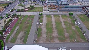 Weather camera view of Mercedes Benz Stadium.
