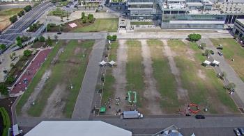 Weather camera view of Mercedes Benz Stadium.