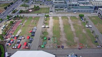Weather camera view of Mercedes Benz Stadium.