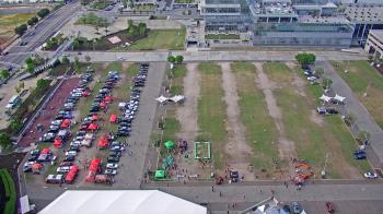 Weather camera view of Mercedes Benz Stadium.