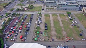 Weather camera view of Mercedes Benz Stadium.