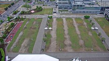 Weather camera view of Mercedes Benz Stadium.