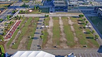Weather camera view of Mercedes Benz Stadium.