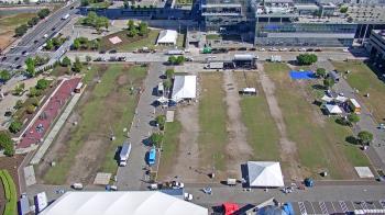Weather camera view of Mercedes Benz Stadium.