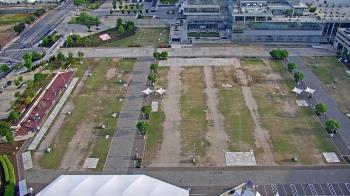 Weather camera view of Mercedes Benz Stadium.