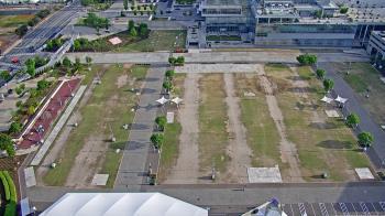 Weather camera view of Mercedes Benz Stadium.