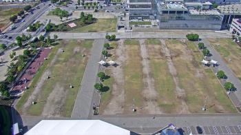 Weather camera view of Mercedes Benz Stadium.