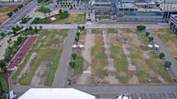 Weather camera view of Mercedes Benz Stadium.