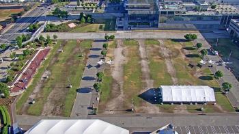 Weather camera view of Mercedes Benz Stadium.