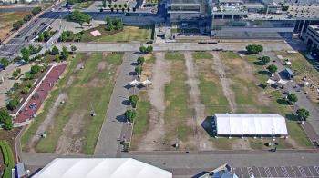 Weather camera view of Mercedes Benz Stadium.