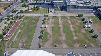 Weather camera view of Mercedes Benz Stadium.