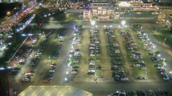 Weather camera view of Mercedes-Benz Stadium 350 ft above street.