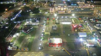 Weather camera view of Mercedes-Benz Stadium 350 ft above street.