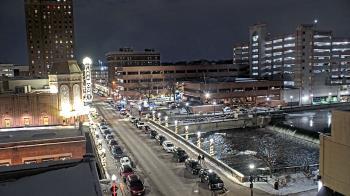 Weather camera view of City of Aurora IL.