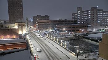 Weather camera view of City of Aurora IL.
