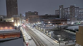 Weather camera view of City of Aurora IL.