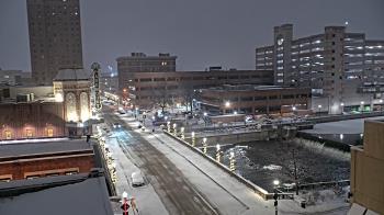 Weather camera view of City of Aurora IL.