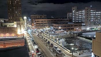 Weather camera view of City of Aurora IL.