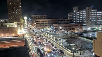 Weather camera view of City of Aurora IL.