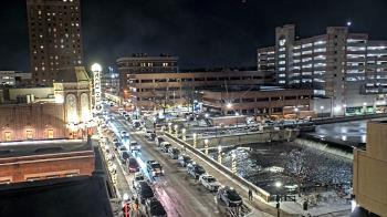 Weather camera view of City of Aurora IL.