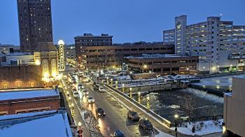 Weather camera view of City of Aurora IL.