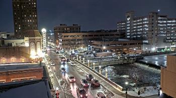 Weather camera view of City of Aurora IL.