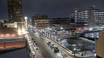 Weather camera view of City of Aurora IL.