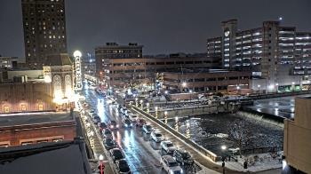 Weather camera view of City of Aurora IL.