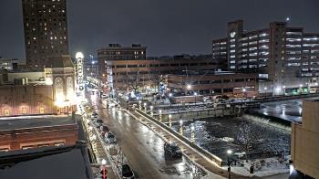 Weather camera view of City of Aurora IL.