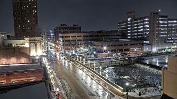 Weather camera view of City of Aurora IL.